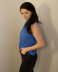 Taurus Crew Tank Top in Snorkel - Bliss Boutiques