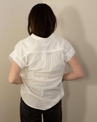 Casta Shirt in White - Bliss Boutiques