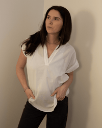 Casta Shirt in White - Bliss Boutiques