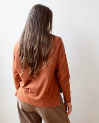 Raglan Sweatshirt in Earth Terry
