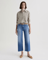 AG Jeans Denim Saige Wide Leg Crop in 13Ys Allure