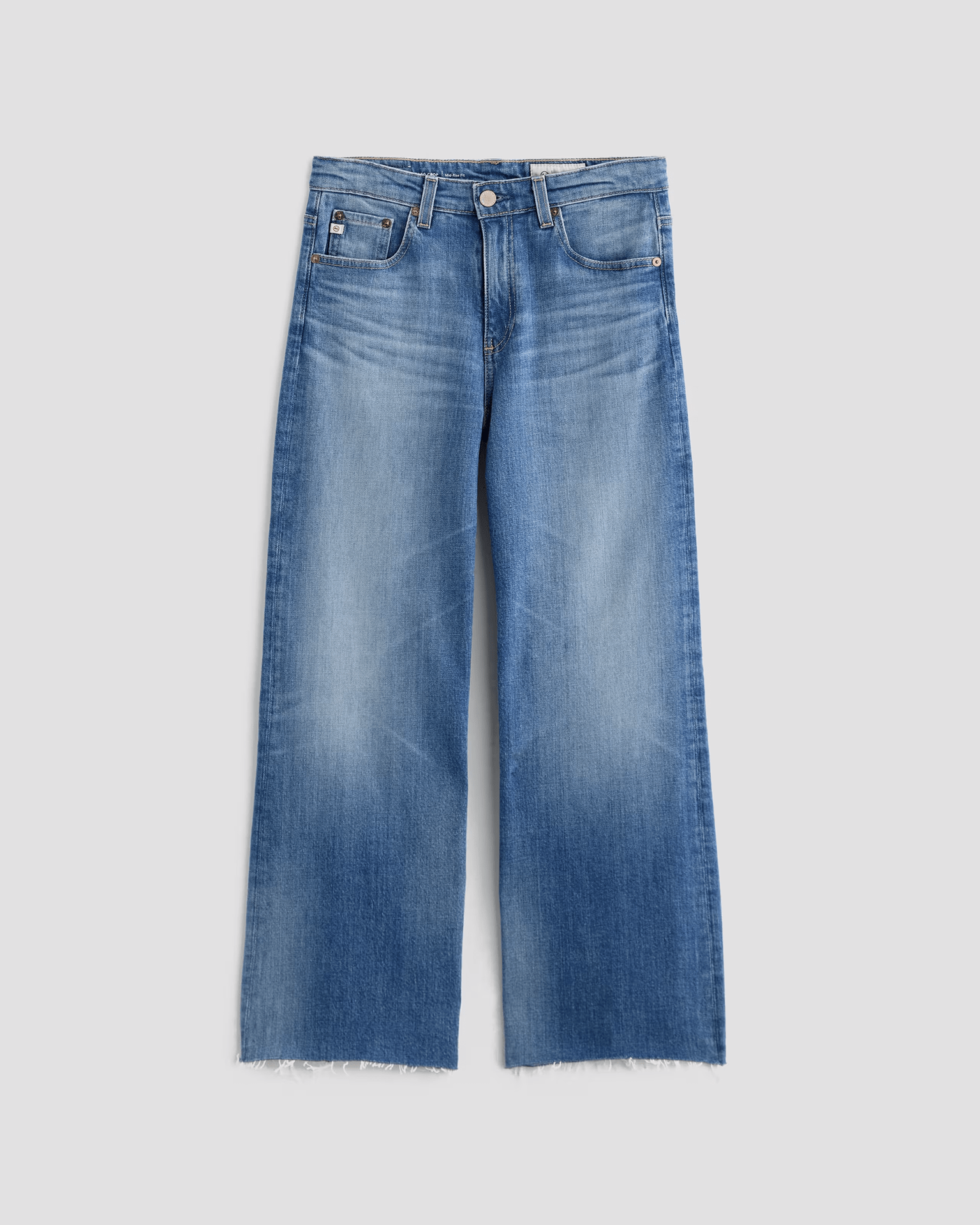 AG Jeans Denim Saige Wide Leg Crop in 13Ys Allure