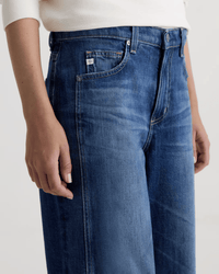 AG Jeans Denim Saige Wide Leg Crop in Watermist