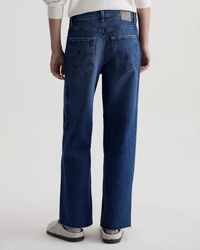AG Jeans Denim Saige Wide Leg Crop in Watermist