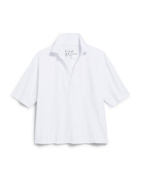 Frank & Eileen Patty S/S Popover Henley in White