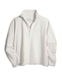 Patrick - Popover Henley in Vintage White