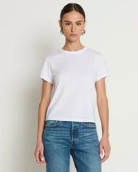 Laurence Shrunken Tee in White