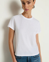 Laurence Shrunken Tee in White