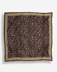 Leo Cotton Bandana in Chocolate Rosy