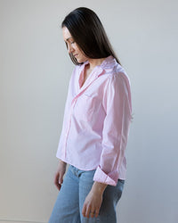 Silvio Untuckable Button Up in Pink Stripe - Bliss Boutiques