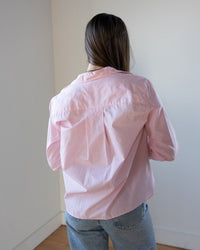 Silvio Untuckable Button Up in Pink Stripe - Bliss Boutiques