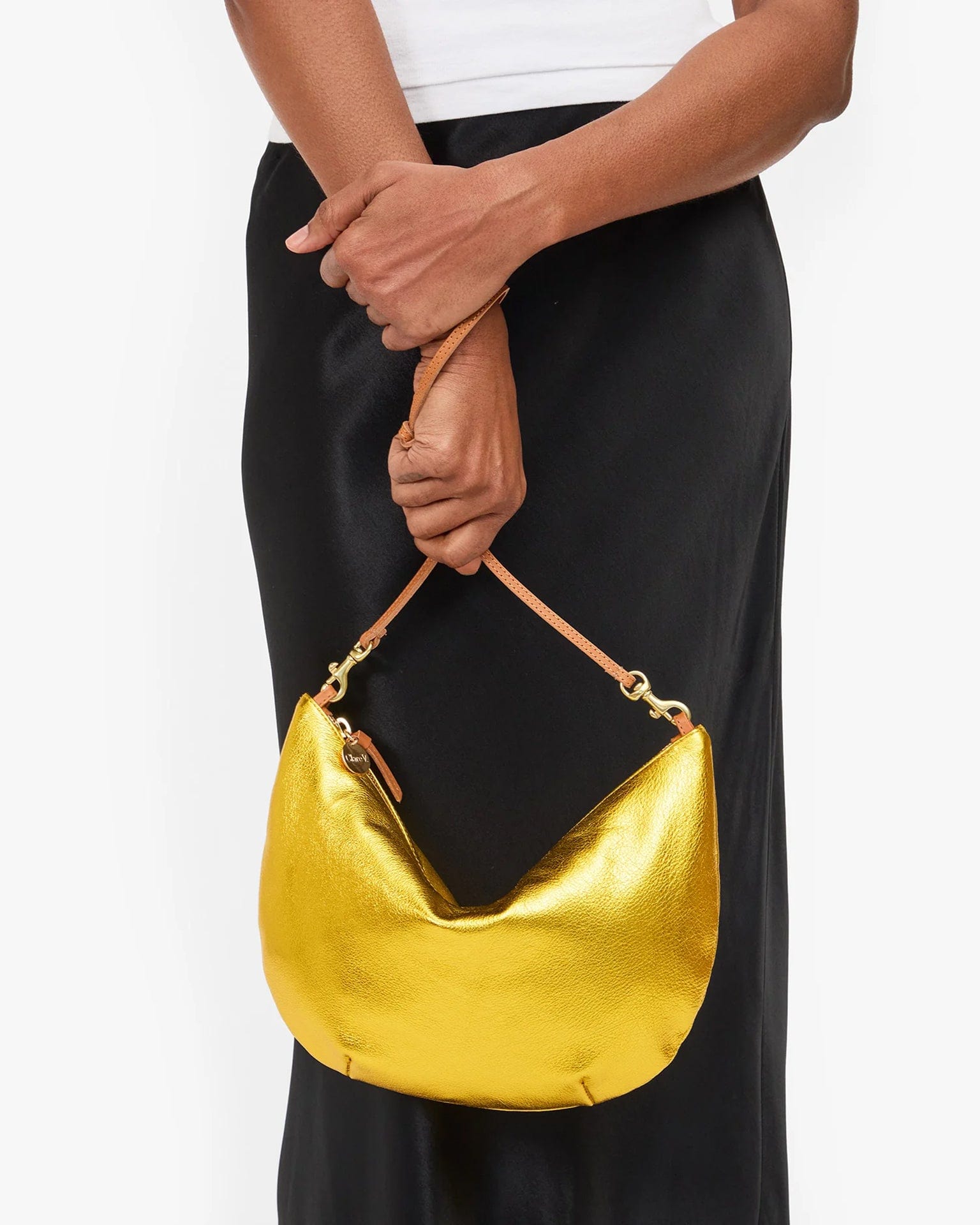 Clare V. Accessories Yellow Gold Lune - Lamba in Yellow Gold