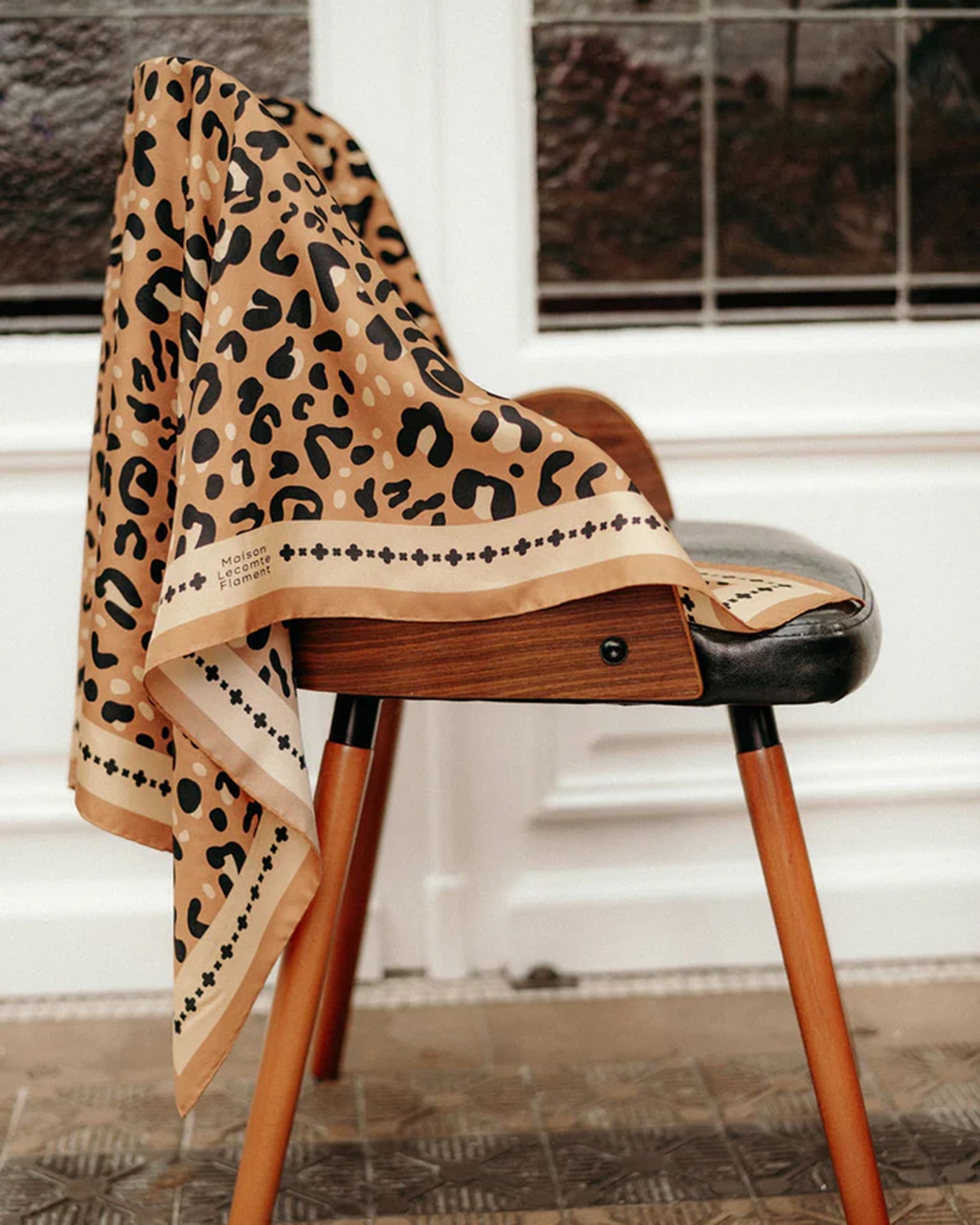 Maison Lecomte Flament Leo 100% Silk in Camel