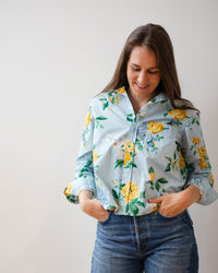 Silvio Untuckable Button-Up Shirt in Spring Bouquet