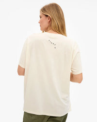 L'Ennui Cttn/Lnn Original Tee in Cream - Bliss Boutiques
