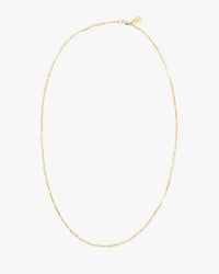 Fine Paperclip Charm Chain 24" in 14K Gold Vermeil - Bliss Boutiques