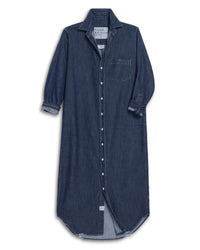 Frank & Eileen Rory Maxi Shirtdress in Vintage Dark Wash