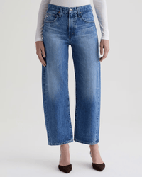 AG Jeans Denim Hattie High Rise Barrel in Candid