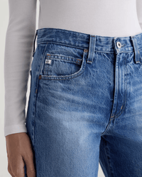 AG Jeans Denim Hattie High Rise Barrel in Candid