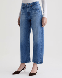 AG Jeans Denim Hattie High Rise Barrel in Candid
