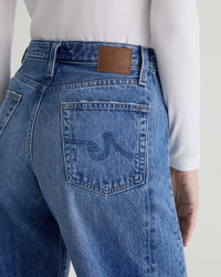 AG Jeans Hattie High Rise Barrel in Candid