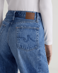 AG Jeans Denim Hattie High Rise Barrel in Candid