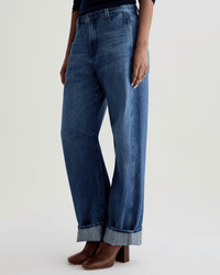 Mercer Cuffed High Rise Barrel in Nouveau - Bliss Boutiques
