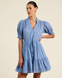 Phoebe Dress in Brisa Houndstooth - Bliss Boutiques