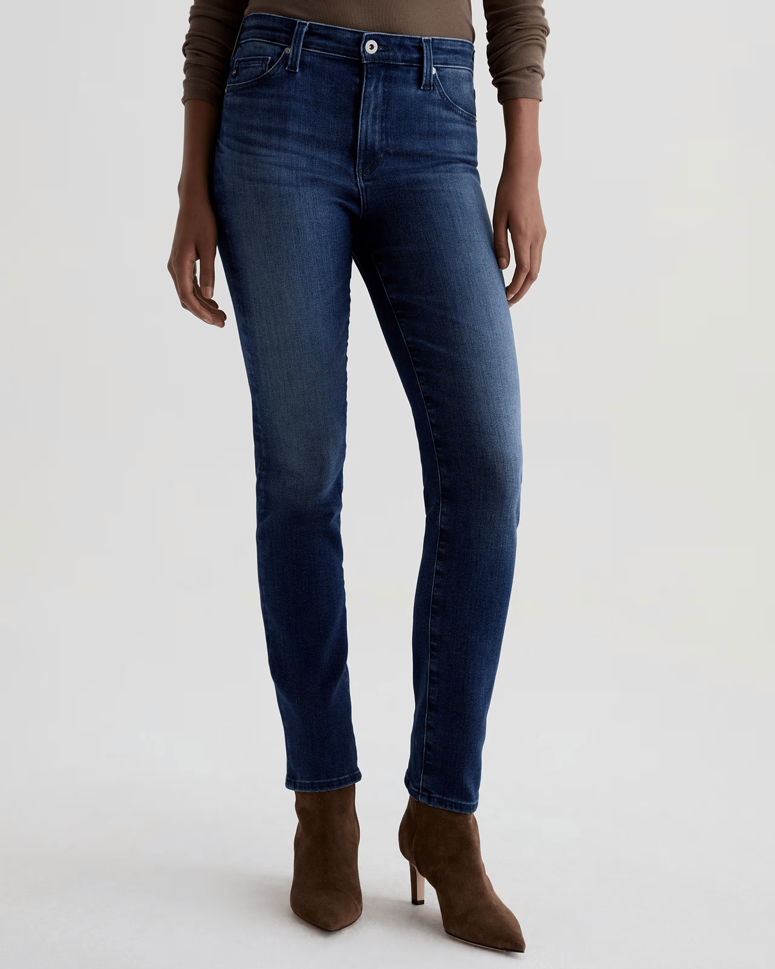 AG Jeans Denim Mari Mid Rise Slim Straight in Epilogue