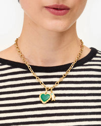Clare V. Pearl Sardine Charm in Cream
