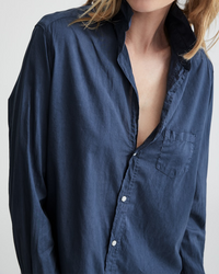 Frank & Eileen Eileen Relaxed Button Up Shirt in Lake Blue