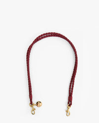 Shoulder Strap - Petite Double Braid in Garnet