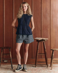 The Boxer Short in Blue Club Stripe - Bliss Boutiques