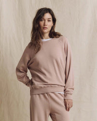 The College Sweatshirt in Ballet Pink