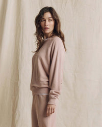 The College Sweatshirt in Ballet Pink