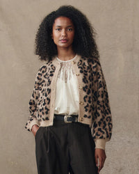 the Great Clothing The Windsor Cardigan in Leopard