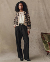 the Great Clothing The Windsor Cardigan in Leopard