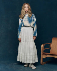the Great Clothing The Sailor Sweater in Sea Blue