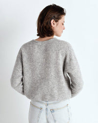 American Vintage Clothing Vito Cardi in Gris Clair Chine