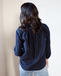 A Shirt Thing Celine Blouse - Parachute in Midnight