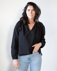 A Shirt Thing Josephine Blouse - Parachute in Black