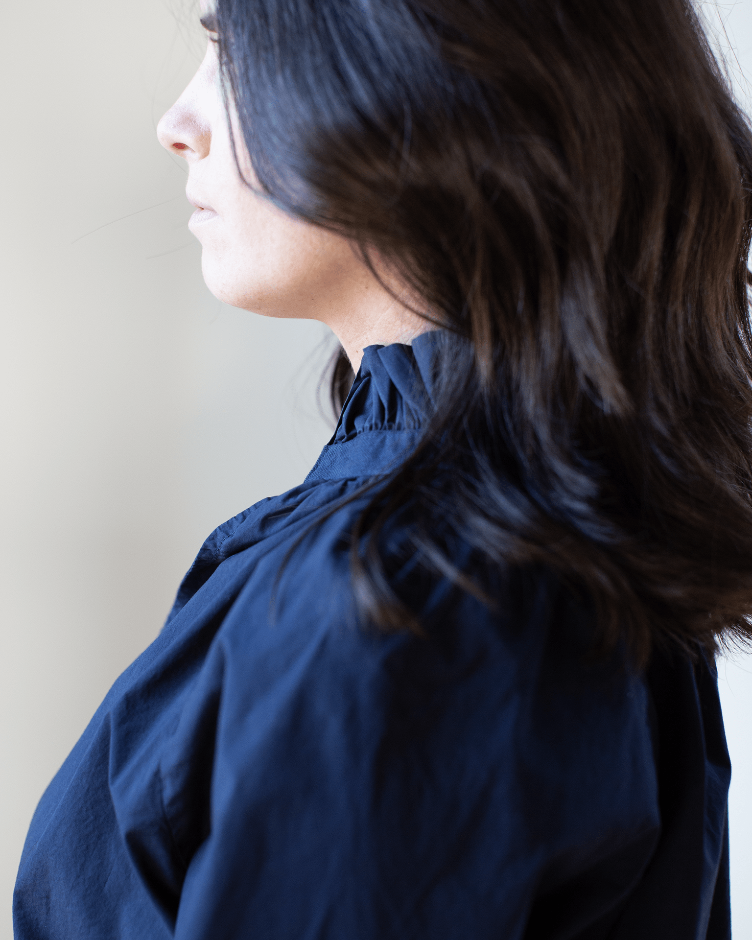 A Shirt Thing Josephine Blouse - Parachute in Midnight