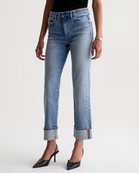 AG Jeans Brinley Mid Rise Straight in 18 Years Vamp 3 - Bliss Boutiques