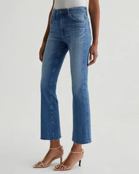 AG Jeans Farrah Boot Crop in Iris