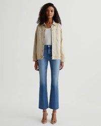 AG Jeans Farrah Boot Crop in Iris