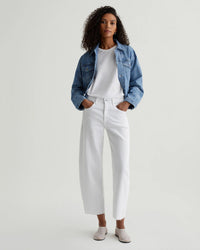 AG Jeans Hattie Crop in Gallery White