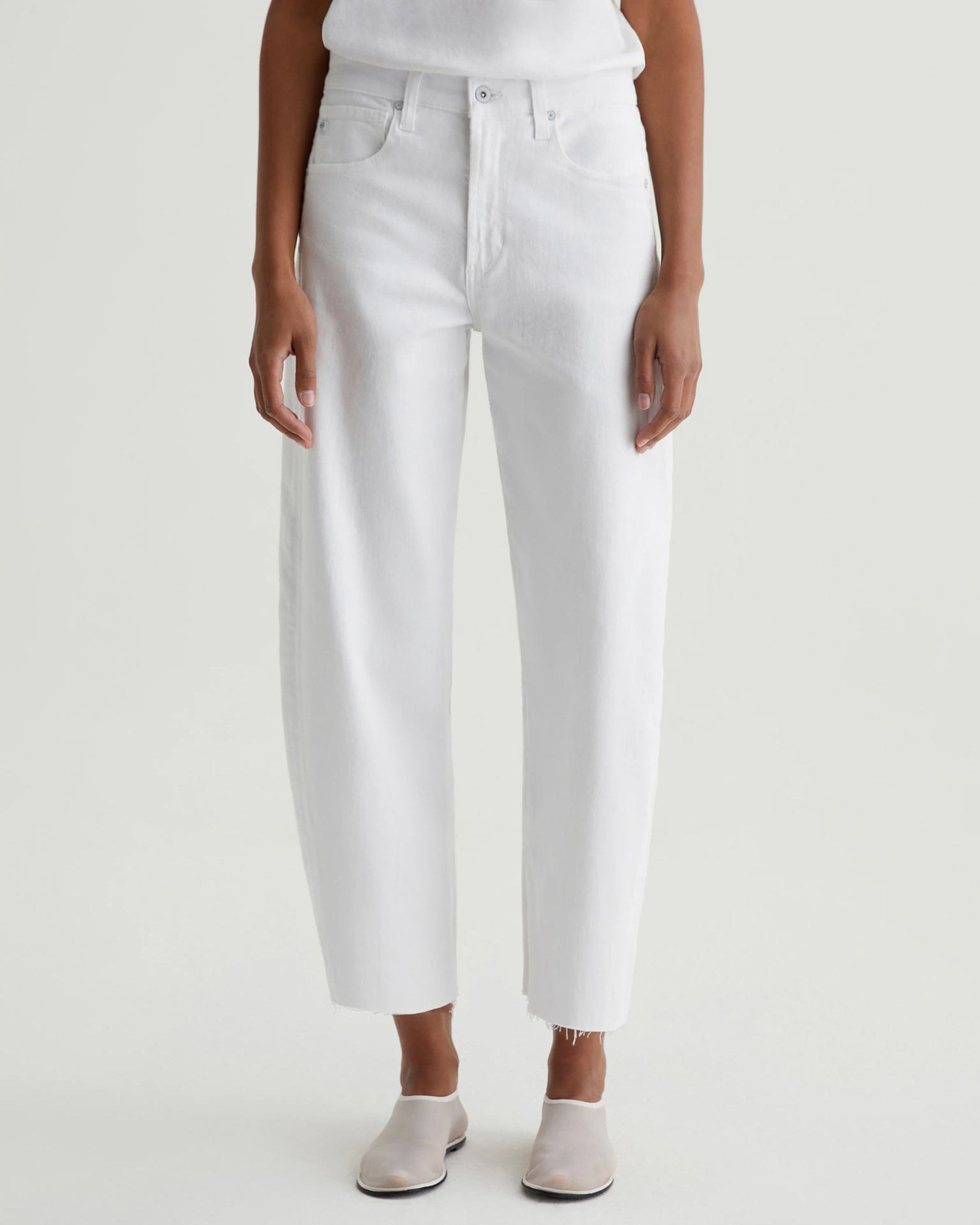 Hattie Crop in Gallery White