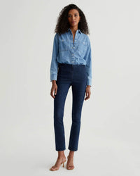 AG Jeans Mari Crop Pull On in Hyacinth