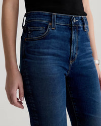 AG Jeans Mari Mid - Rise Slim Straight Crop in Havana 4 - Bliss Boutiques