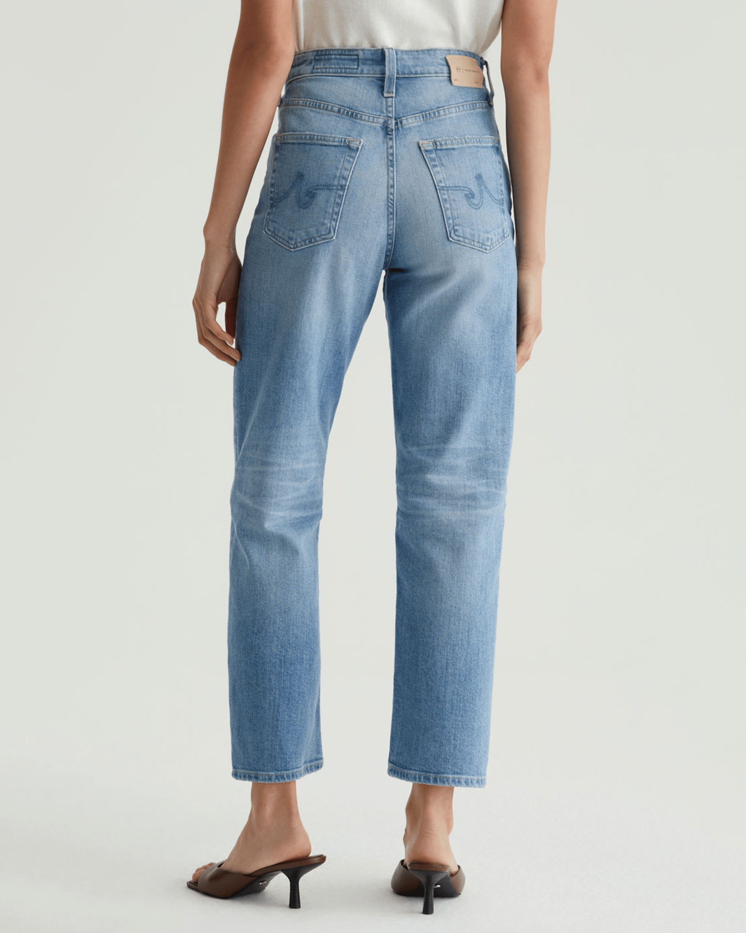AG Jeans Rian High-Rise Straight in 22Ys Palma